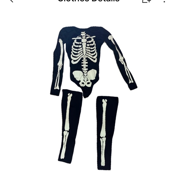 Dolls Kill Tops - Dollskill Skeleton Costume